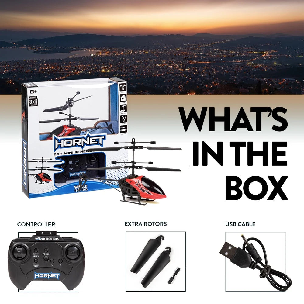 Hornet 2CH Mini IR RTF Electric RC Helicopter (Colors May Vary)