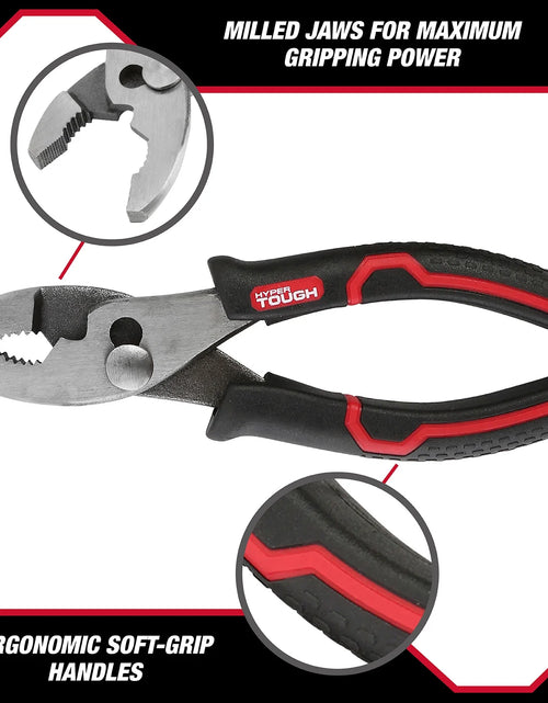 Load image into Gallery viewer, 6&quot; Standard Slip Joint Pliers , Ergonomic Handle, 2-Position Jaw
